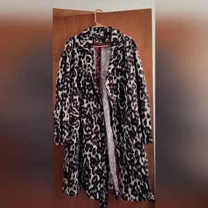 Leopard Print Blazer Coat | Dana Buchman